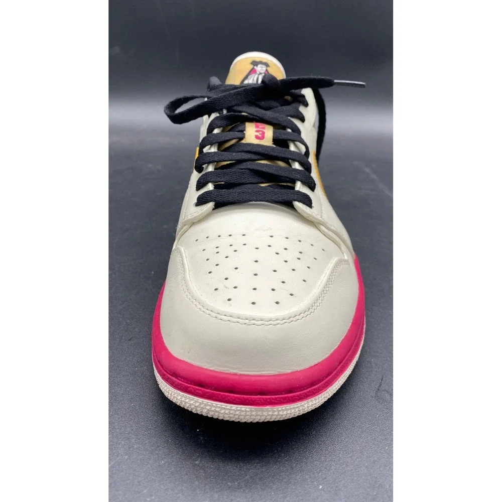 Air‎ Jordan Mens 11 1 Low Phat Matador Sail Metallic Gold Gym Red